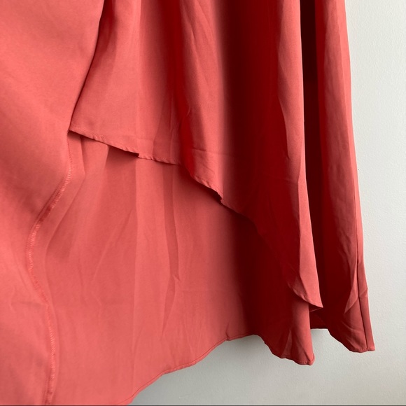 ROOLEE Taylor Jane Wrap Maxi Dark Salmon Rust NWT - Picture 10 of 11